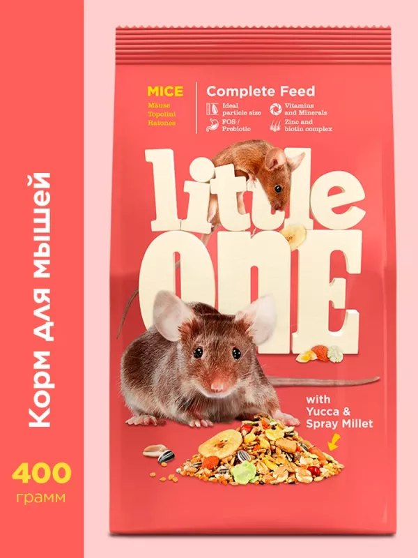 Little One 0,4кг Корм для мышей