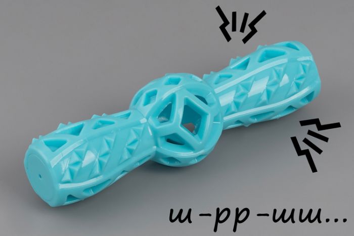 Игрушка Wogy пищалка Палка 17.6х5.5см с шуршалкой для собак