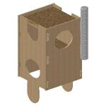 Собирайка (ZooM) №2 Второй и третий этажи (II уровень) 45*40**84см Собирайка (ZooM) №2 Второй и третий этажи (II уровень) 45*40**84см