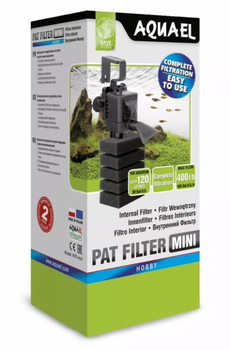 Фильтр (AQUAEL) PAT FILTER MINI внутренний, 30л