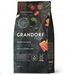 GRANDORF Fresh 2кг Cat STERILISED Salmon&Sweet Potato (филе лосося с бататом д/стерилиз.кошек)