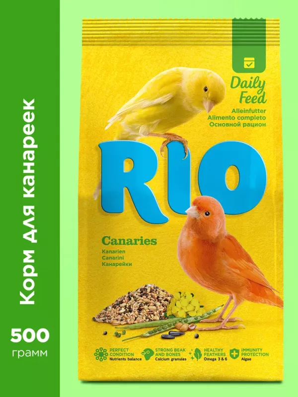 Rio 0,5кг корм для канареек основной рацион