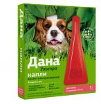 Дана Ультра капли 0,8мл (1пип) для собак и щенков 5-10кг от блох и клещей (ЛИЦЕНЗИЯ) Дана Ультра капли 0,8мл (1пип) для собак и щенков 5-10кг от блох и клещей (ЛИЦЕНЗИЯ)