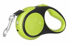 Рулетка (Rich Breed) с фонариком M 5м 30кг черно-зеленый
