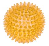 Мяч (ZooOne) массажный  9 см прозрачный Crystal (жёлтый) 590C-9