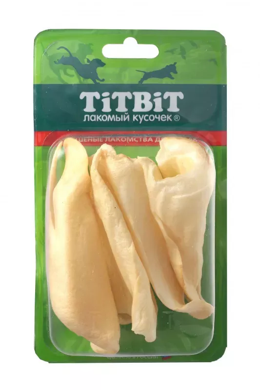 TiTBiT 0,02кг лакомство Ухо баранье Б2-L