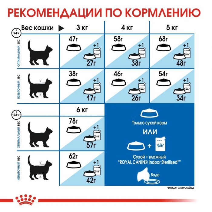 Корм Royal Canin Indoor Appetite Control сухой сбалансированный для взрослых кошек, живущих в помещении 2 кг