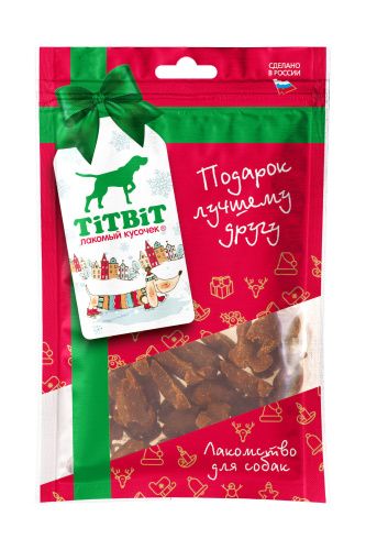 TiTBiT 0,08кг курочки ароматные лакомство для собак (Новогодняя коллекция)