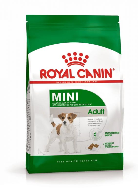 Royal Canin Mini Adult Корм ​​сухой для взрослых собак небольших размеров от 10 месяцев  8 кг