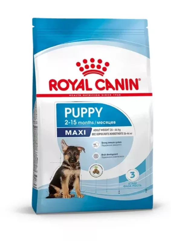 Royal Canin Maxi Puppy Корм ​​сухой для щенков крупных размеров в возрасте до 15 месяцев 15 кг