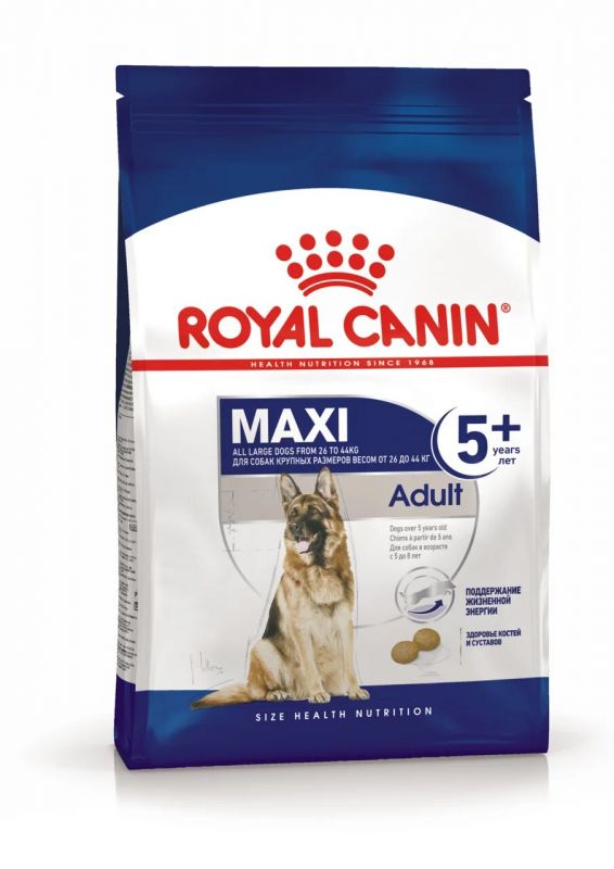 Корм Royal Canin Maxi Adult сухой для взрослых собак крупных размеров от 5 до 8 лет  4 кг