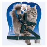 Комплект (Зооник) поводок 1,5м + шлейка для кошек, стропа (на блистере) Комплект (Зооник) поводок 1,5м + шлейка для кошек, стропа (на блистере)