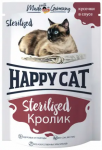 Happy Cat 0,1кг кролик кусочки в соусе для стерилизованных кошек (402625) Happy Cat 0,1кг кролик кусочки в соусе для стерилизованных кошек (402625)