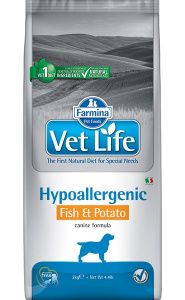 Farmina (Фармина) Vet Life Dog 12кг гипоаллергенный с рыбой и картофелем сухой для собак (5094)