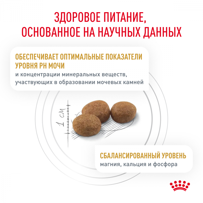 Royal Canin URINARY S/O (УРИНАРИ С/О) Корм ​​сухой полнорационный повторный диетический для кошек, с добавлением растворения струвитных мочевых камней и понижением уровня их образования. Ветеринарная диета