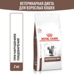 Royal Canin GASTROINTESTINAL (ГАСТРОИНТЕСТИНАЛ) Корм ​​сухой полнорационный диетический для взрослых кошек, применяется при тяжелых расстройствах пищеварения, в реабилитационный период и при истощении. Ветеринарная диета