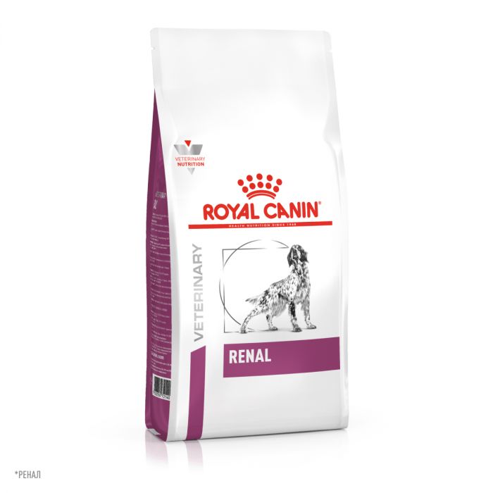 Royal Canin RENAL (РЕНАЛ) Корм ​​сухой полнорационный диетический для взрослых собак для поддержания функций почек при острой или хронической болезни почек. Ветеринарная диета