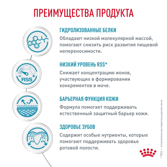 Royal Canin HYPOALLERGENIC SMALL DOG ​​(ГИПОАЛЛЕРДЖЕНИК СМОЛ ДОГ) для взрослых собак весом до 10 кг, применяется при пищевой непереносимости или непереносимости пищевых продуктов. Ветеринарная диета.