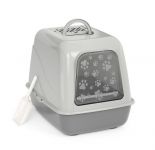 Туалет (Zoo Plast) закрытый для кошек, серый (50,5*39*41см) Туалет (Zoo Plast) закрытый для кошек, серый (50,5*39*41см)