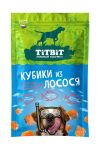 TitBit 0,08кг кубики из лосося лакомство для собак