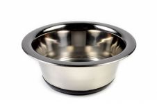Миска (Beeztees) 653571 стальная с резиновым дном 450мл*13см Миска (Beeztees) 653571 стальная с резиновым дном 450мл*13см