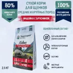 ТерриториЯ Кавказ 2,5кг индейка с брусникой сухой для щенков средних и крупных пород (560162)