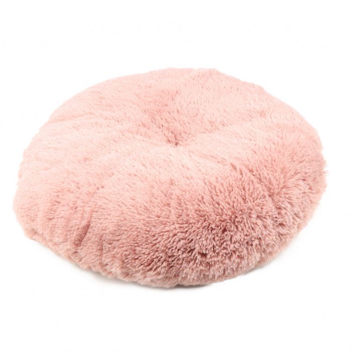 Лежанка Гамма матрас Перина круглая S, розовая, 400*400*60мм