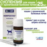 Нефроспас 25мл для лечения хронической болезни почек и сопутствующей системной гипертензии для кошек (ЛИЦЕНЗИЯ) Нефроспас 25мл для лечения хронической болезни почек и сопутствующей системной гипертензии для кошек (ЛИЦЕНЗИЯ)