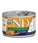 Farmina (Фармина) N&D Low Grain Dog 0,140кг консервы ягненок и черника для собак мини пород (102444) 6 шт/уп Farmina (Фармина) N&D Low Grain Dog 0,140кг консервы ягненок и черника для собак мини пород (102444) 6 шт/уп