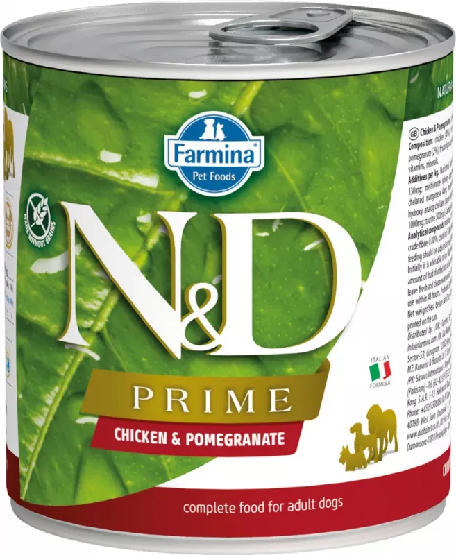 Farmina (Фармина) N&D 0,285кг DOG PRIME CHICKEN & POMEGRANATE для собак курица и гранат (102529)