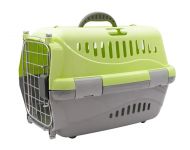 Переноска (Зооэкспресс) Турне с металлической дверцей 48*32*32 см для животных зеленая Переноска (Зооэкспресс) Турне с металлической дверцей 48*32*32 см для животных зеленая