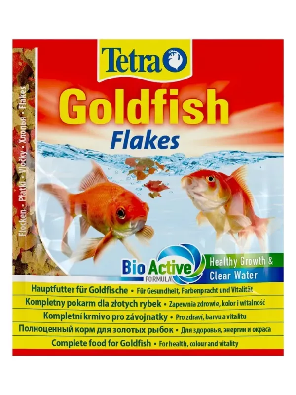 Tetra Goldfish Flakes Sachet 0,012кг корм хлопья для золотых рыбок (пакет)