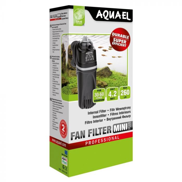 Помпа-фильтр (AQUAEL) FAN-mini, 50-250л/ч (Для аквариума 30-60 л.)