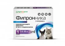 Фипронника таблетки для собак и кошек массой 5-10 кг (1 таблетка в блистере) (ЛИЦЕНЗИЯ) Фипронника таблетки для собак и кошек массой 5-10 кг (1 таблетка в блистере) (ЛИЦЕНЗИЯ)