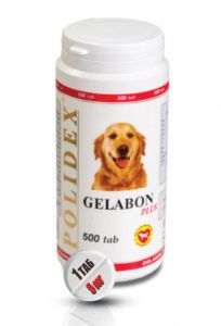 Polidex Gelabon Plus 500шт Витаминно-минеральный комплекс для собак