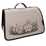 Сумка-переноска Догман Лира №4 лиса 'Dogman' бежевая (48х29х29см) Сумка-переноска Догман Лира №4 лиса 'Dogman' бежевая (48х29х29см)