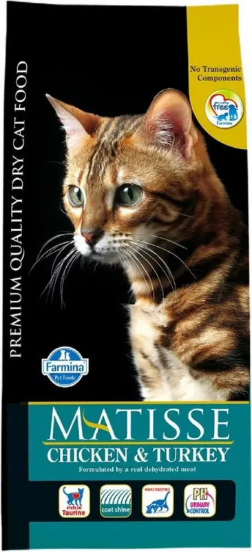 Farmina (Фармина) Matisse 10кг курица с индейкой сухой для кошек (9111)