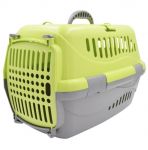 Переноска (Зооэкспресс) Турне с пластиковой дверцей 48*32*32 см для животных зеленая Переноска (Зооэкспресс) Турне с пластиковой дверцей 48*32*32 см для животных зеленая