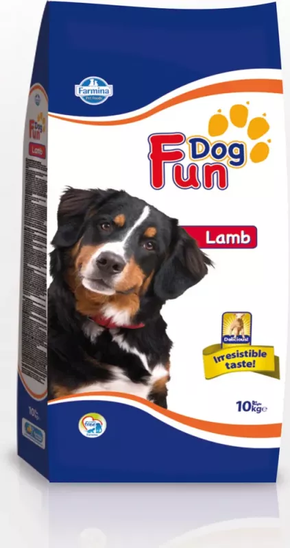 Farmina (Фармина) Fun Dog Lamb 10кг сухой корм для взрослых собак всех пород с ягненком (9204)