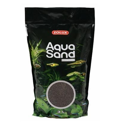 Грунт (Zolux) 3л Aquasand Caviar Brown темно-коричневый