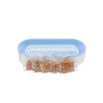 Набор WOGY для выращивания травы 12х5.5см, 3 пакетика с зерном, микс арт.2025-2310 Код276650