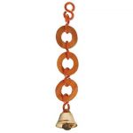 Игрушка (Triol) Деревянные колечки для птиц 18*2.3см Игрушка (Triol) Деревянные колечки для птиц 18*2.3см