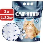 Наполнитель (Cat Step) Arctic Blue 3л (1,32кг) силикагель для кошек Наполнитель (Cat Step) Arctic Blue 3л (1,32кг) силикагель для кошек