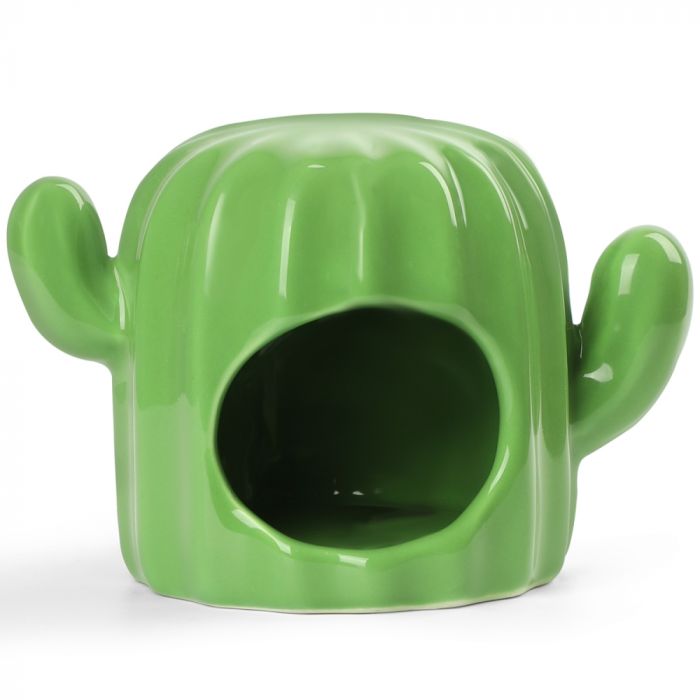 Домик (Triol) для мелких животных керамический Кактус, 120*80*80мм