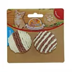 Игрушка Догман мячик гремящий плетеный 2 шт. (4 см.)