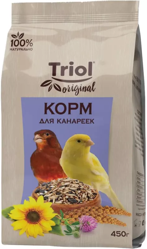 Triol Original 0,45кг корм для канареек (020799)