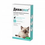 Дехиспот р-р для наружного применения (капли) 1X30мг/7,5мг 0,35мл для кошек весом 0,5-2,5 кг(ЛИЦЕНЗИЯ)