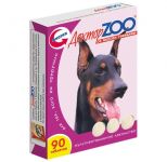 ДокторZoo 0,045кг лакомство витаминизированное 90таб, со вкусом говядины для собак