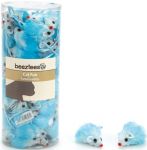 Игрушка (Beeztees) 440447 Мышь плюшевая, голубая, 5см для кошек Игрушка (Beeztees) 440447 Мышь плюшевая, голубая, 5см для кошек