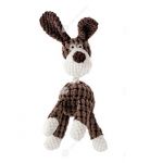 Игрушка (Wogy) Пес мягкая пищалка с канатом для собак, 25х19см